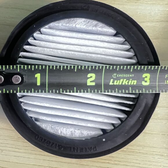 Round Replacement 2 Air Filters Air Compressor or Aeration System Patent 5178760 - Picture 7 of 7